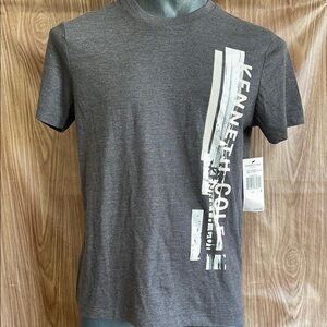 New with tags Kenneth Cole Gray Graphic Men's Shirt